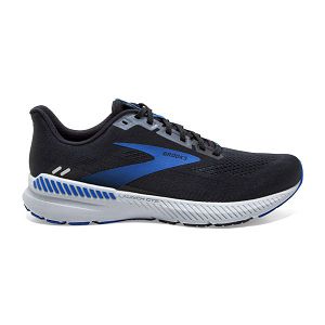 Brooks Launch GTS 8 Mens Road Running Shoes Black/Grey/Blue | USA-PGX307814